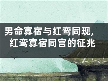 男命寡宿与红鸾同现,红鸾寡宿同宫的征兆