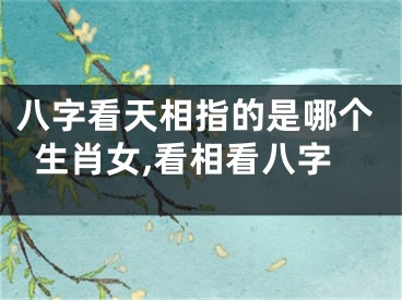 八字看天相指的是哪个生肖女,看相看八字