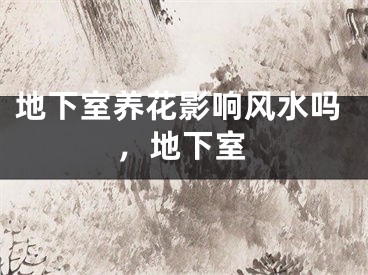 地下室养花影响风水吗，地下室