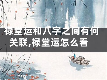 禄堂运和八字之间有何关联,禄堂运怎么看