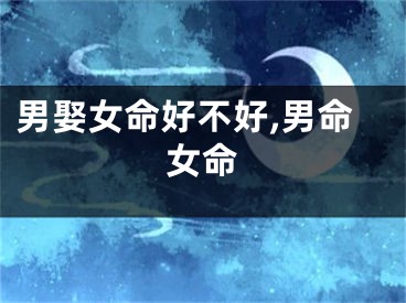 男娶女命好不好,男命女命
