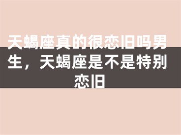 天蝎座真的很恋旧吗男生,天蝎座是不是特别恋旧