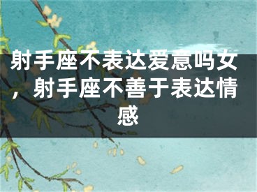 射手座不表达爱意吗女，射手座不善于表达情感