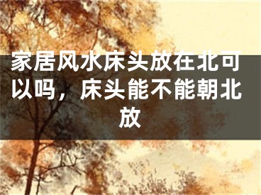 家居风水床头放在北可以吗，床头能不能朝北放