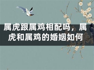 属虎跟属鸡相配吗,属虎和属鸡的婚姻如何