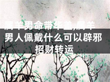 属羊男命带华盖,属羊男人佩戴什么可以辟邪招财转运