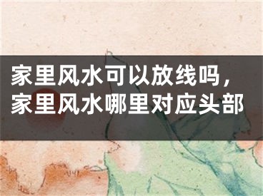 家里风水可以放线吗，家里风水哪里对应头部