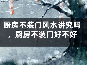厨房不装门风水讲究吗，厨房不装门好不好