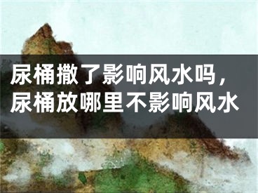 尿桶撒了影响风水吗,尿桶放哪里不影响风水