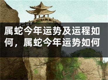 属蛇今年运势及运程如何,属蛇今年运势如何