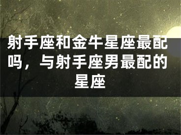 射手座和金牛星座最配吗，与射手座男最配的星座