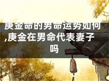 庚金命的男命运势如何,庚金在男命代表妻子吗