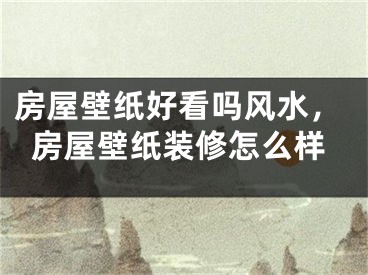 房屋壁纸好看吗风水,房屋壁纸装修怎么样