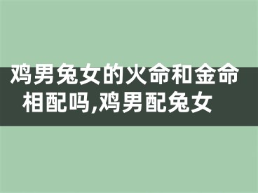 鸡男兔女的火命和金命相配吗,鸡男配兔女