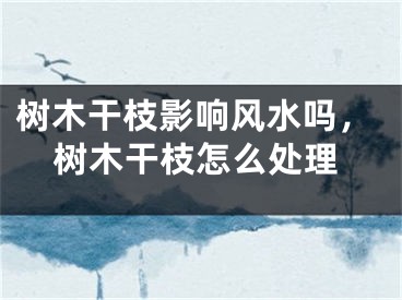 树木干枝影响风水吗，树木干枝怎么处理