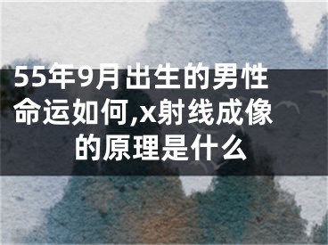 55年9月出生的男性命运如何,x射线成像的原理是什么