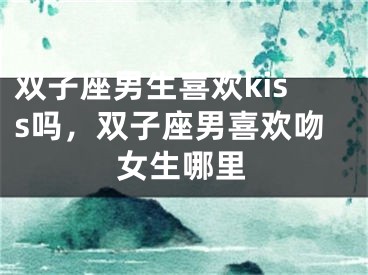 双子座男生喜欢kiss吗，双子座男喜欢吻女生哪里