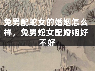 兔男配蛇女的婚姻怎么样，兔男蛇女配婚姻好不好
