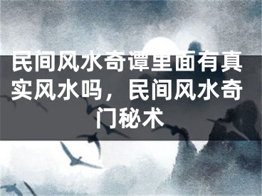 民间风水奇谭里面有真实风水吗,民间风水奇门秘术