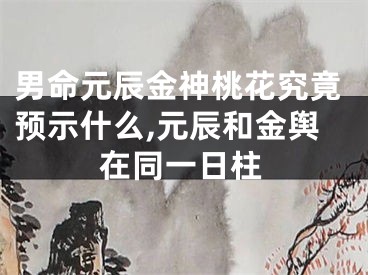 男命元辰金神桃花究竟预示什么,元辰和金舆在同一日柱