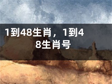 1到48生肖，1到48生肖号
