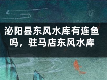 泌阳县东风水库有连鱼吗,驻马店东风水库