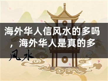 海外华人信风水的多吗,海外华人是真的多