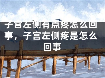 子宫左侧有点疼怎么回事，子宫左侧疼是怎么回事
