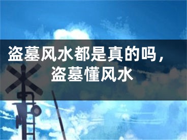 盗墓风水都是真的吗,盗墓懂风水
