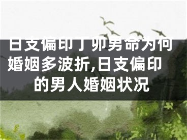 日支偏印丁卯男命为何婚姻多波折,日支偏印的男人婚姻状况