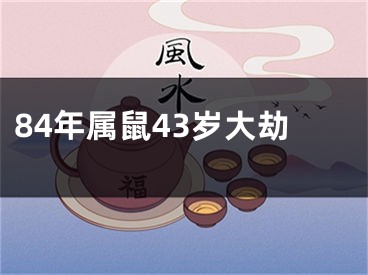 84年属鼠43岁大劫