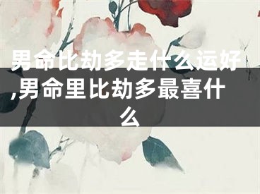 男命比劫多走什么运好,男命里比劫多最喜什么