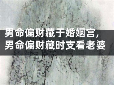 男命偏财藏于婚姻宫,男命偏财藏时支看老婆