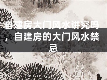 自建房大门风水讲究吗，自建房的大门风水禁忌