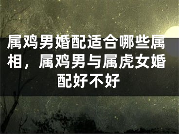 属鸡男婚配适合哪些属相，属鸡男与属虎女婚配好不好