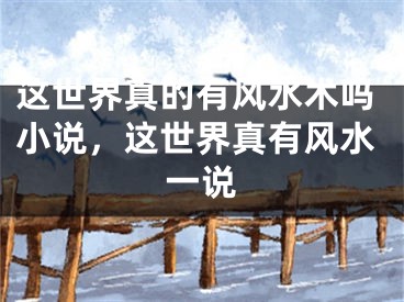 这世界真的有风水术吗小说，这世界真有风水一说