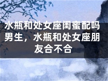 水瓶和处女座闺蜜配吗男生，水瓶和处女座朋友合不合