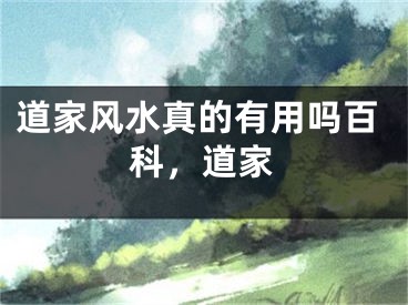 道家风水真的有用吗百科，道家