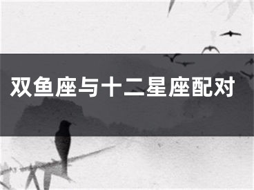 双鱼座与十二星座配对