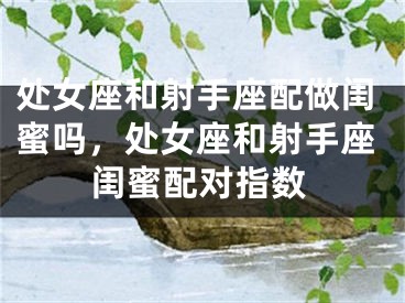 处女座和射手座配做闺蜜吗，处女座和射手座闺蜜配对指数