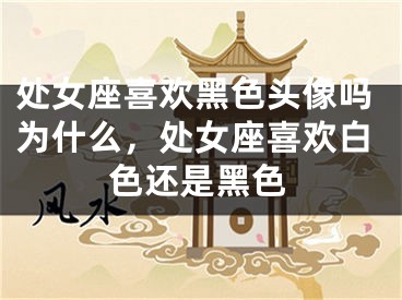 处女座喜欢黑色头像吗为什么，处女座喜欢白色还是黑色