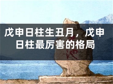 戊申日柱生丑月，戊申日柱最厉害的格局