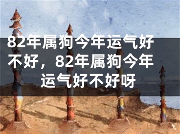82年属狗今年运气好不好，82年属狗今年运气好不好呀