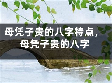 母凭子贵的八字特点，母凭子贵的八字