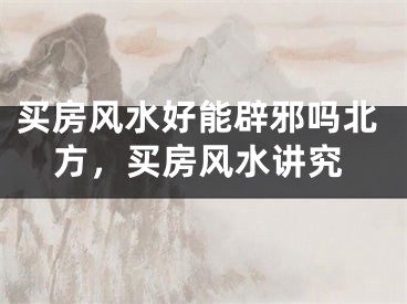 买房风水好能辟邪吗北方，买房风水讲究