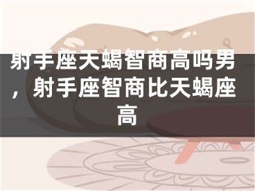射手座天蝎智商高吗男,射手座智商比天蝎座高