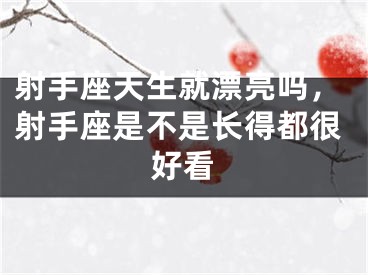 射手座天生就漂亮吗,射手座是不是长得都很好看