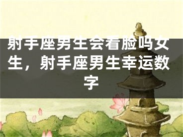 射手座男生会看脸吗女生,射手座男生幸运数字