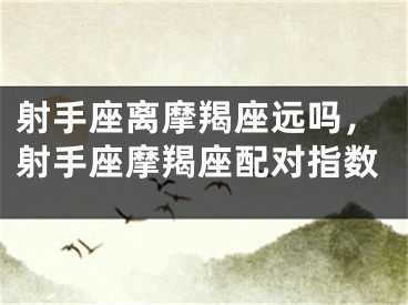 射手座离摩羯座远吗，射手座摩羯座配对指数