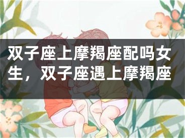 双子座上摩羯座配吗女生,双子座遇上摩羯座